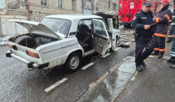 Գորիսում հրդեհ է բռնկվել «ՎԱԶ 21-06»-ում
