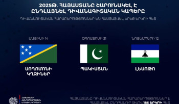 2025թ Հայաստանը դիվանագիտական հարաբերություններ է հաստատել երեք երկրի հետ․ ԱԳՆ