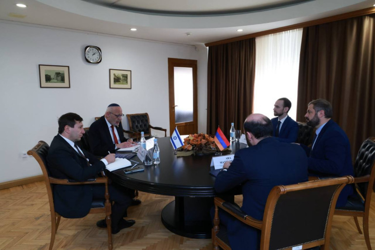 Գևորգ Պապոյանն Իսրայելի դեսպանին է ներկայացրել TRIPP-ը