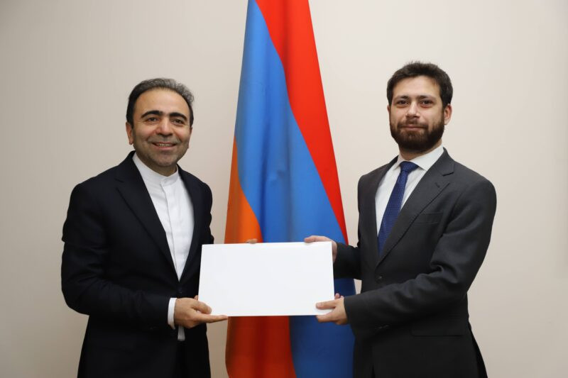 Վահան Կոստանյանն ընդունել է Հայաստանում Իրանի  նորանշանակ դեսպանին