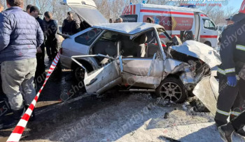 Ողբերգական ավտովթար Շիրակի մարզում. կա 2 զոհ, 3 վիրավոր