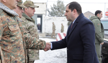 Սուրեն Պապիկյանն այցելել է  ՊՆ N զորամաս