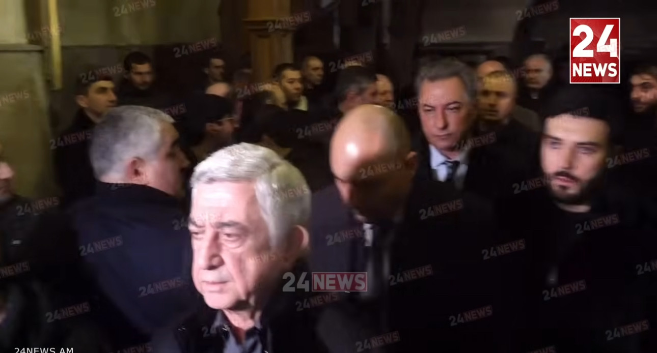 Սերժ Սարգսյանը մասնակցել է Վազգեն Սարգսյանի հոր հոգեհանգստին