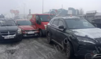 Աշտարակի խճուղում մերկասառույցի պատճառով բախվել են 5 ավտոմեքենա