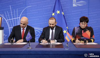 Եվրոպայի խորհրդին Հայաստանի անդամակցության 25-ամյակի կապակցությամբ  տեղի է ունեցել փոստային նամականիշի մարում