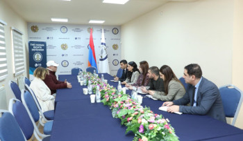Անահիտ Մանասյանն ընդունել է Վիգեն և Լինդա Էուլջեքջյաններին