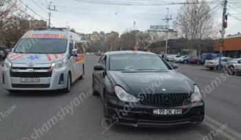 «Mercedes»-ը «Մեգամոլ»-ի մոտ վրաերթի է ենթարկել փողոցն արգելված հատվածով անցնող հետիոտնին