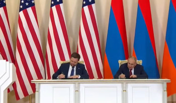 Փաշինյանն ու Վենսը ստորագրեցին Միջուկային էներգիայի խաղաղ նպատակներով օգտագործման վերաբերյալ հայտարարությունը