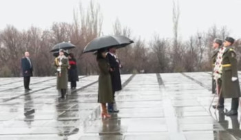 ԱՄՆ փոխնախագահն այցելել է Ծիծեռնակաբերդի հուշահամալիր