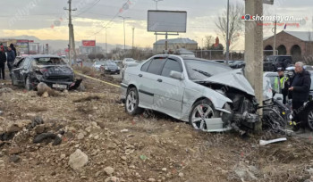 Երևան-Աշտարակ ավտոճանապարհին մեքենաներ են բախվել․ կան տուժածներ