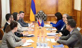 Եվրոպոլում Հայաստանի կողմից կապի սպա կնշանակվի․ Արփինե Սարգսյանն ընդունել է Վասիլիս Մարագոսին