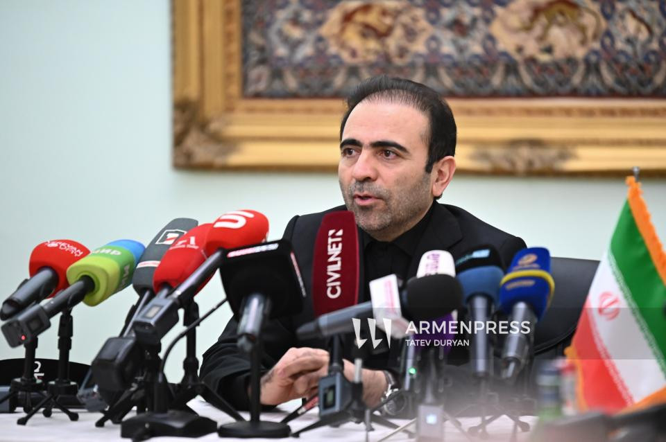 Հայաստանն Իրանին վստահեցրել է՝ TRIPP-ը ոչ մի դեպքում ռազմական և անվտանգային իմաստ չի ստանա. դեսպան Շիրղոլամի