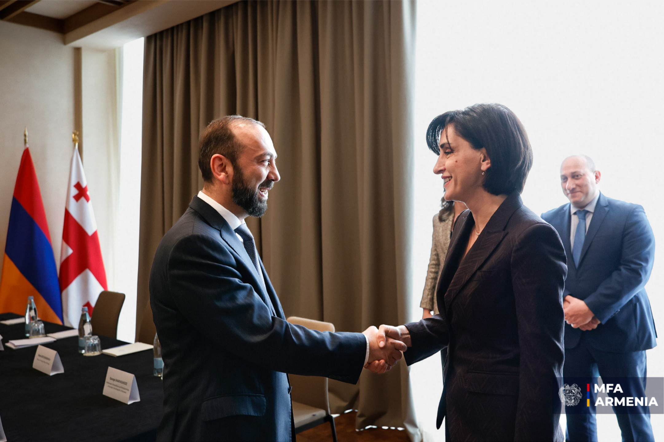 Արարատ Միրզոյանը հանդիպում է ունեցել Վրաստանի Արտաքին գործերի նախարարի հետ