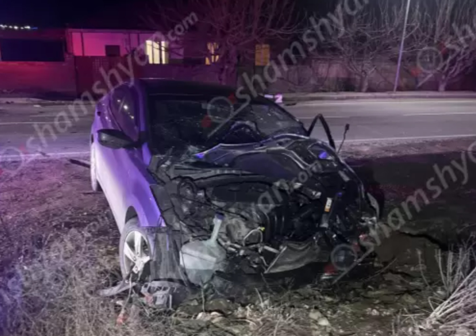 Արմաշում բախվել են «Hyundai Elantra»-ն և «Volvo» բեռնատարը