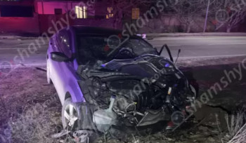 Արմաշում բախվել են «Hyundai Elantra»-ն և «Volvo» բեռնատարը