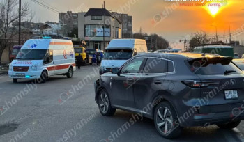 Շտաօգնության մեքենայի մասնակցությամբ վթար է եղել