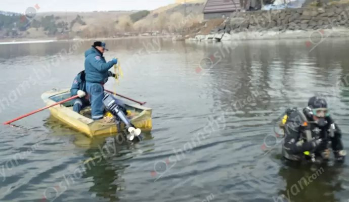 Հրազդանի «Ծովինար» ջրամբարում արդեն 3-րդ օրն է՝ շարունակում են կնոջ մարմնի որոնողական աշխատանքները