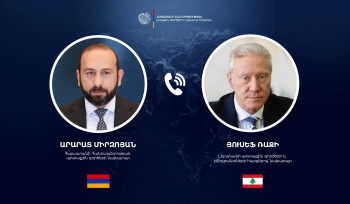 Արարատ Միրզոյանը հեռախոսազրույց է ունեցել Լիբանանի արտաքին գործերի և էմիգրանտների հարցերով նախարարի հետ