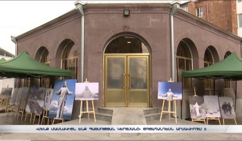 Հիսուս Քրիստոսի արձանի ֆոտոցուցահանդեսն Արմավիրում (տեսանյութ)