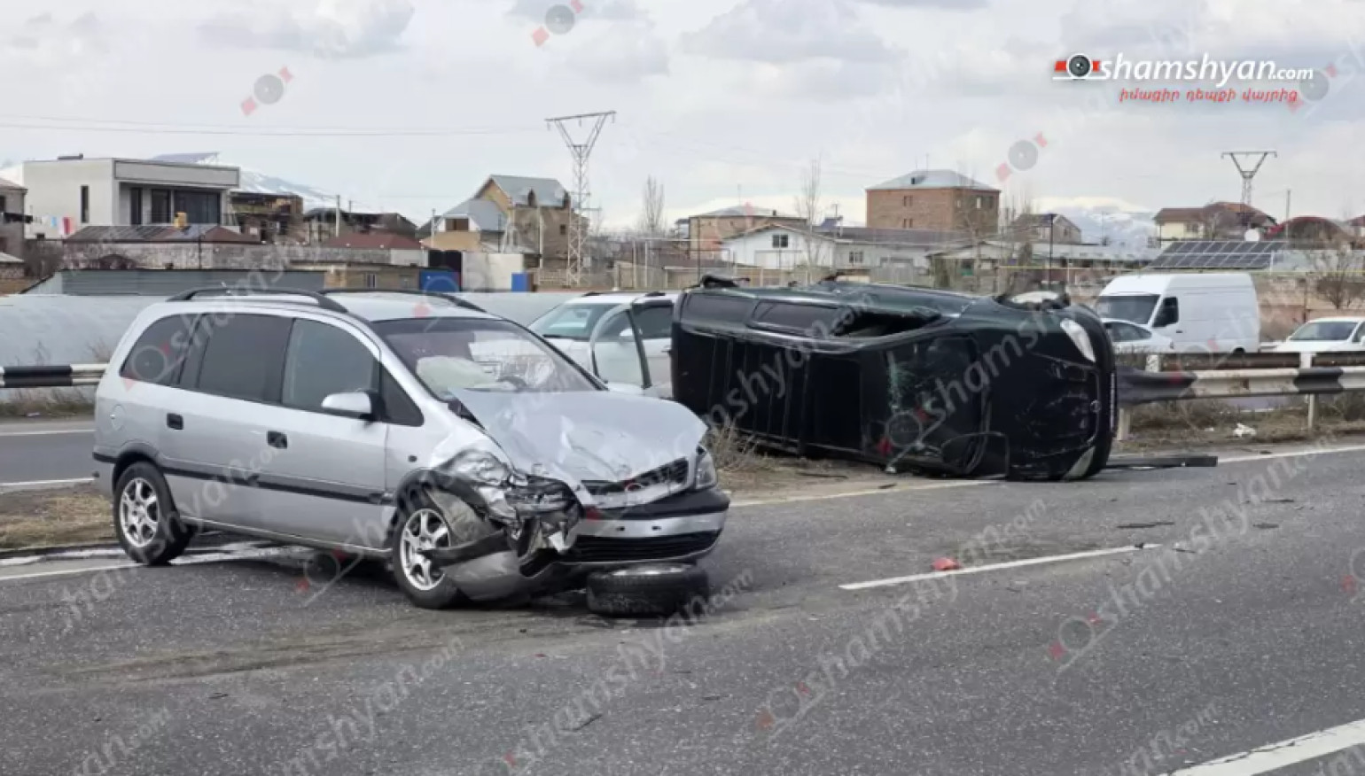 Երևան-Սևան ճանապարհին բախվել են «Opel Zafira»-ն և «Opel Astra»-ն