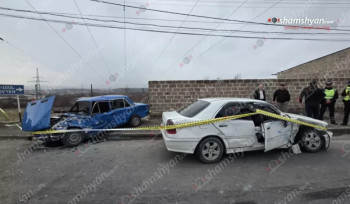 Բախվել են «Mercedes»-ն ու «ՎԱԶ 2106»-ը. կան վիրավորներ. վարորդներից մեկը եղել է ոչ սթափ