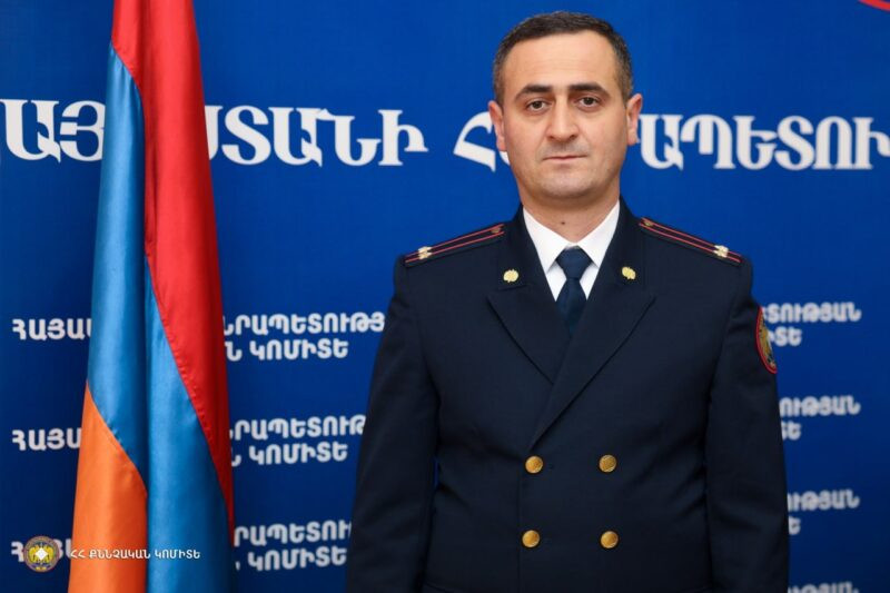 Գեղամ Մկրտչյանը նշանակվել է ՀՀ քննչական կոմիտեի Արարատի մարզային քննչական վարչության պետի տեղակալ