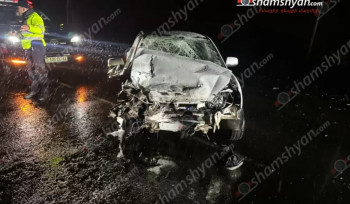 Ծովագյուղ-Շորժա-Վարդենիս ավտոճանապարհի խաչմերուկում բшխվել են «Lada Priora»-ն և «Ford Transit»-ը․ կա վիրավnր