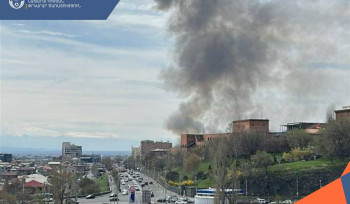 Իսակովի պողոտայում այրվում է խոտածածկույթ