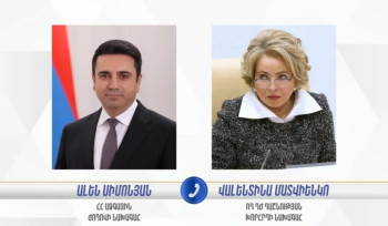 Ալեն Սիմոնյանը հեռախոսազրույց է ունեցել Վալենտինա Մատվիենկոյի հետ
