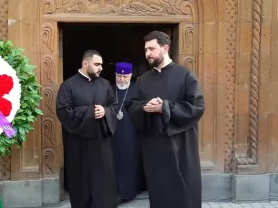 Գարեգին Բ–ն այցելեց Սուրբ Հովհաննես Մկրտիչ եկեղեցի՝ Զորի Բալայանի հոգեհանգստին