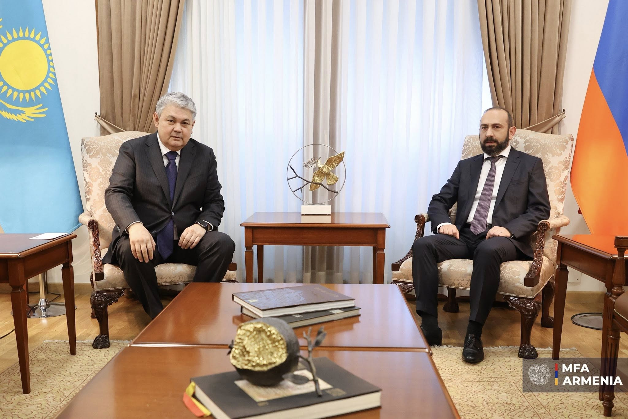 Արարատ Միրզոյանը և Ղազախստանի ԱԳ նախարարն առանձնազրույց են ունեցել
