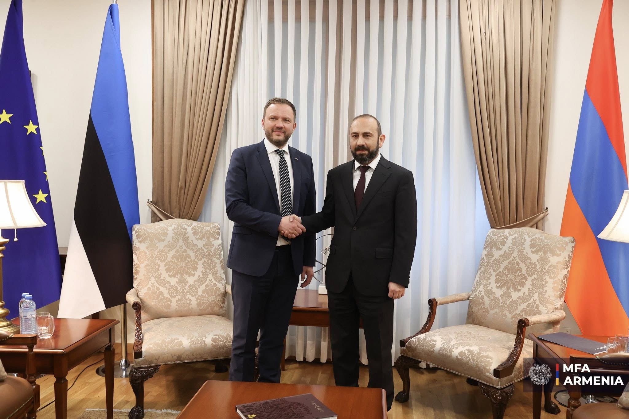 Կայացել է Արարատ Միրզոյանի և Էստոնիայի ԱԳ նախարարի առանձնազրույցը