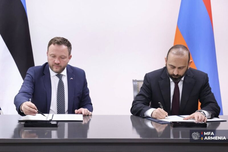 Հայաստանի և Էստոնիայի ԱԳ նախարարները փոխըմբռնման հուշագիր են ստորագրել