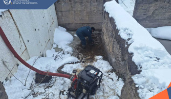 Փրկարաները Ծաղկահովիտում տան նկուղից հեռացրել են 50 տոննա ջուր