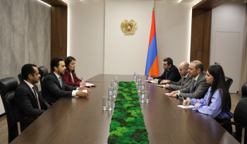 Արմեն Գրիգորյանն ընդունել է Հայաստանում Կատարի Պետության դեսպանին