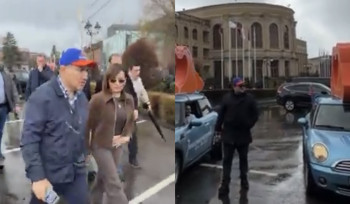 Փաշինյանն Աննա Հակոբյանի հետ Գյումրիում է