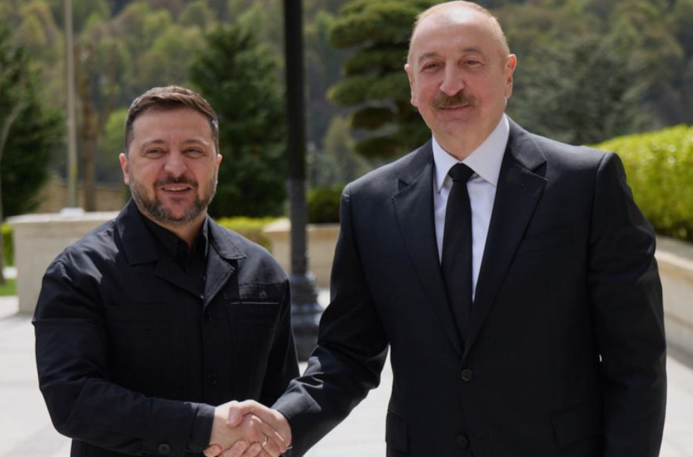 Զելենսկին Ադրբեջանում է. նա հանդիպել է Ալիևի հետ