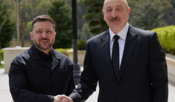 Զելենսկին Ադրբեջանում է. նա հանդիպել է Ալիևի հետ