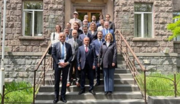 ԵՄ անդամ երկրների դեսպանությունների ներկայացուցիչները, Վասիլիս Մարագոսի ղեկավարությամբ, այցելել են ԿԸՀ