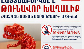 Խաղալիքի բաղադրության մեջ առկա են երեխաների առողջության համար վտանգավոր՝ թունավոր նյութեր