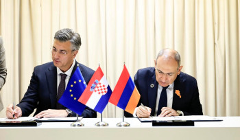 Նիկոլ Փաշինյանը և Անդրեյ Պլենկովիչը ստորագրել են Հայաստանի և Խորվաթիայի միջև ռազմավարական երկխոսության հռչակագիր