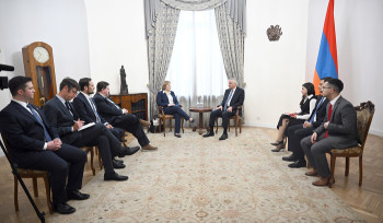 Մհեր Գրիգորյանն ընդունել է ԱՄՆ պատվիրակությանը, որը ժամանել է Հայաստան քննարկելու ԹՐԻՓՓ նախագծի իրականացման ուղղությամբ տարվող աշխատանքների ընթացքը
