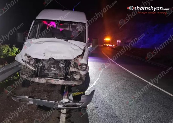 Սյունիքում բախվել է երկու «Mercedes Sprinter». կա զոհ