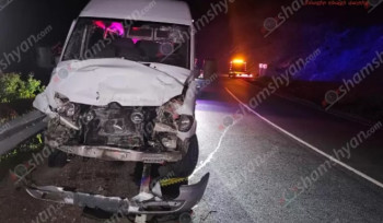 Սյունիքում բախվել է երկու «Mercedes Sprinter». կա զոհ