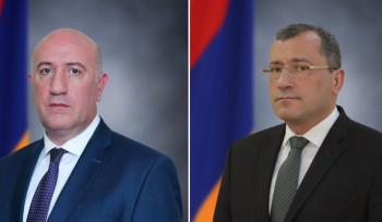 Պաշտպանության նախարարի տեղակալներ Արման Սարգսյանը և Կարեն Բրուտյանը պարգևատրվել են «Հայրենիքին մատուցած ծառայությունների համար» 1-ին աստիճանի մեդալներով