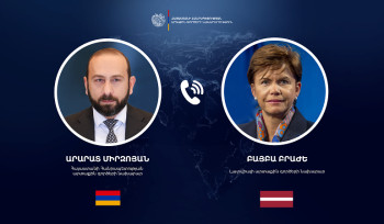 Արարատ Միրզոյանը հեռախոսազրույց է ունեցել Լատվիայի ԱԳ  նախարար ի հետ․ քննարկել են հիբրիդային տարատեսակ գործողությունների հակազդմանը վերաբերող հարցեր