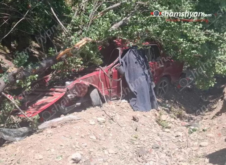 «ՎԱԶ 2101»-ը Երևան-Երասխ-Մեղրի ավտոճանապարհին դուրս է եկել երթևեկելի գոտուց, բախվել ծառերին․ կա զոհ