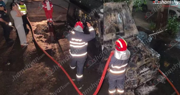 Դավթաշենում «Mercedes G»-ում հրդեհ է բռնկվել