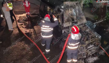 Դավթաշենում «Mercedes G»-ում հրդեհ է բռնկվել
