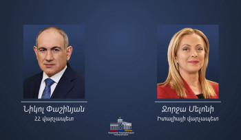 Ջորջա Մելոնին շնորհավորել է  Նիկոլ Փաշինյանին